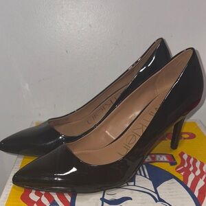 Calvin Klein Black patent leather Heels size 8.5